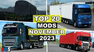|ETS2 1.49| TOP 20 MODS - NOVEMBER [2023]