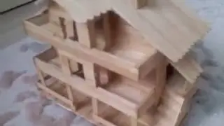 ahşap maket ev yapımı
