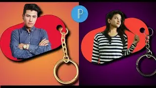 How to create picture kye chain in pixelLab masking image into shapes in pixellab editing Tutorial
