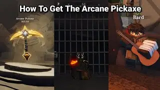 How To Get The Arcane Pickaxe At Fallen Angels Cave Inside The Forge!