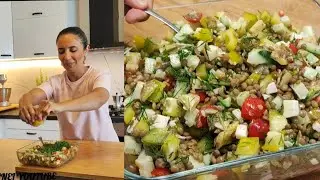Համոզված եմ, որ չեք փորձել 😋 ԱՂՑԱՆ 🥗 Ոսպով հագեցնող աղցան ենք պատրաստում 😋 Салат из чечевицы #салат