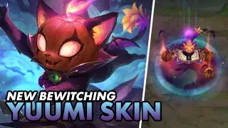 🎃🐱👻 NEW BEWITCHING YUUMI SKIN HAS AMAZING EFFECTS! | Luminum PBE Yuumi Full Gameplay