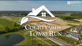 The Courtyards of TowneRun in Westfield, IN | Drone Video of Epcon Communities