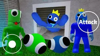 Playing As Blue Green And Blue Green Lookies In Rainbow Friends Full Gameplay