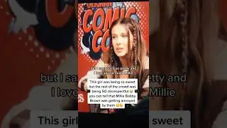 she is trying to hold it back 😭💀#milliebobbybrown #strangerthings #shorts