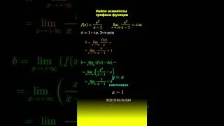 FIND ASYMPTOTES OF THE GRAPH OF A FUNCTION