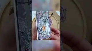 Открытка для преподавателя художественной школы  #скрапбукинг