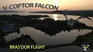Flying the V-coptor over the Bras'dor lakes
