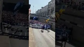 Fanmarsch zum Ludwigspark