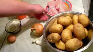Patties of potatoes without flour
