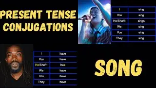 Present tense conjugations song