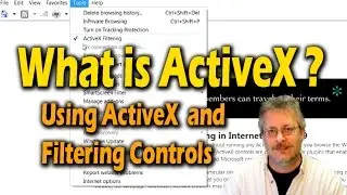 What is ActiveX and Using Filtering Control - Ask a Tech #53