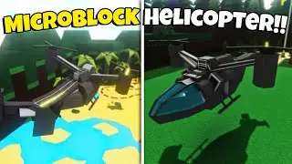 Microblock Helicopter!! Speedbuild - Build a Boat For Treasure