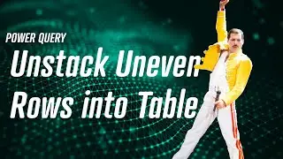 Power Query - Unstack a Uneven List into a Table 🍔🦖