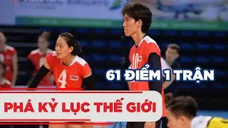 Khủng long Bích Tuyền phá kỷ lục thế giới với 61 điểm 1 trận || Bóng chuyền
