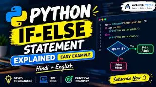 Python If-Else Statement Explained | Easy Example | in english