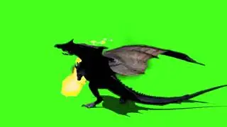 Dragon with fire green screen effect Free to use #free #greenscreen #chromakey #effect #dragon #free