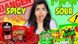 World's SPICY vs SOUR Food Challenge 🥵🤢