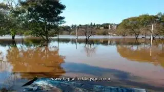 Rio Uruguay, inundaciones en Salto -- 14,30 metros (Julio 2014)