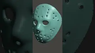 My 3D Printed Friday the 13th Mask #Shorts
