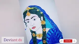How to make a Mallika singh Drawing😃😆Mallika as Radha drawing 🤭#drawing #mallika #sumellika #radha