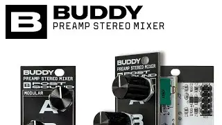 Bastl Instruments BUDDY // Stereo mixer with preamp and TRS inputs for hybrid setups and more!!!