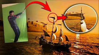I made a adventurous ship VFX at home
