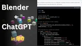 The AI Game Changer (Blender + ChatGPT )