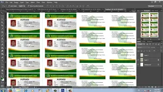 cara membuat kartu tanda pelajar dengan photoshop