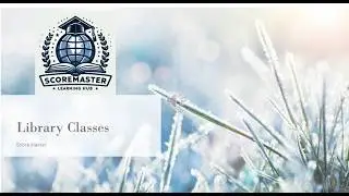 Library classes in Java