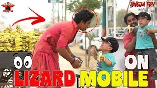 Mobile Phone With Lizard Prank - Funny Reactions - 2023