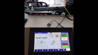 Control servo motor with HMI Weintek MT8071ip
