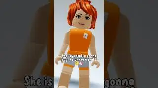 She is gonna buy the unicorn stuff  🙄🦄💅 #roblox #trending #shorts