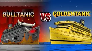 GOLDENTANIC vs BULLTANIC (5)🚢⚓️🛳⭐️ FlipaClip
