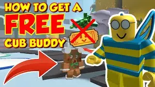 How to get the Gingerbread Cub Buddy for FREE (NO ROBUX - NO TICKETS) - BEE SWARM SIMULATOR