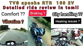 Apache 160 2v bs6 detailed ride review in தமிழ் - better than other 160 segment?|still worth?2021-22