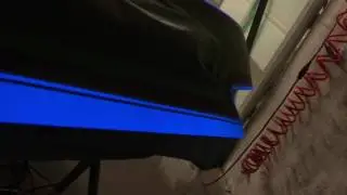 Nissan 350z Fender Painted With Electroluminescent Paint Lumilor
