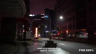 SONY A7III 4K & FHD LowLight ISO Test (FF & APS-C)