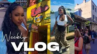 VLOG | NEW ORLEANS GIRLS TRIP | TRAVEL PREP, MARDIGRAS, SWAMP TOUR, & BOURBON ST