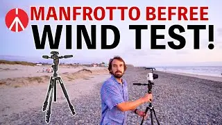WINDY DAY? Testing The Manfrotto Befree 3-Way Live Advanced Travel Tripod!
