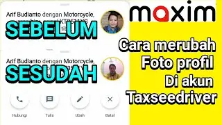 Cara mengganti foto profil di apk taxseedriver || tutorial lengkap