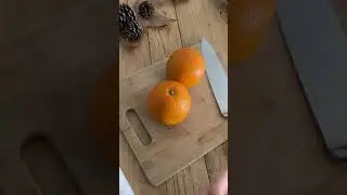 Cómo hacer NARANJA deshidratada para MANUALIDADES en la AIR FRYER | Youtube Shorts