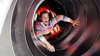 Carnivorous slide irl - SCP 1562 caught the girl - horror story