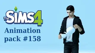Animation Pack #158 - pours tea, Drinking tea | Анимации Симс 4 - наливает чай, пьёт чай (Download)