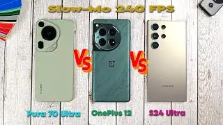 Pura 70 Ultra vs OnePlus 12 vs S24 Ultra - Animations Comparison