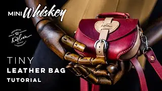 Mini Whiskey  - Tiny Leather Bag Tutorial and Pattern by Karlova Design