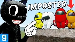 FIND THE IMPOSTER w/ CARTOON CAT! (Garry's Mod) Trevor Henderson vs Among Us