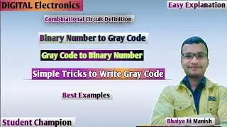 lec 32 | Tricks to Write Gray Code | Tips to write Binary Code using Gray Code  in hindi |