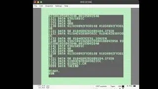 Castlevania main theme in Commodore 128 BASIC