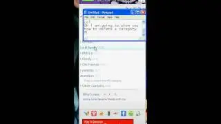how to delete a category in windows live messenger